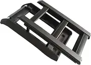 Compatible for Land Rover Defender 110 90 Black Silver Foldable Car Ladder Roof Racks & Boxes Side Climbing Ladders Bodyguard Accessories(110 All Black)