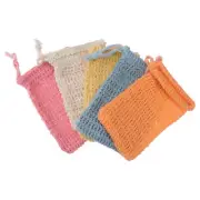 5Pcs exfoliating soap bar loofahs sponges Soap Saver