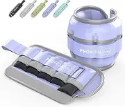 PROIRON Adjustable Ankle Weights 1 Pair 1 2 3 4 5kg Wrist Leg Weights Reflective Ankle Weight Set for Fitness Exercise Jogging Aerobics 0.5-2.5 kg Each Ankle