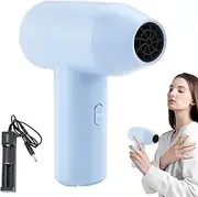 Cordless Hair Dryer Wireless, Portable Mini Blow Dryers, 17x11.5x4cm Fast Drying Hair Drye-r, Portable USB Charging, Low Noise For Classroom, College Painting, Dorm, Travelling, Outdoors