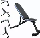 Gym Commercial Dumbbell Weight Bench Adjustable Sit Up FID Flat Incline Decline