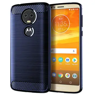 MOTOROLA 摩托羅拉 Moto E5 Plus 豪華手機殼 Moto E5+ 軟碳手機殼 E5 Supra 防震矽