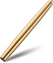 2-in-1 Rolling Pin Stainless Steel Dough Rolling Pin, Crushed Ice, Used for Making Ice Cold Drinks, Pizza, Gummies, Cakes, Biscuits, Pasta, 35 cm Long (Gold)
