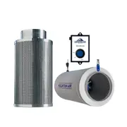 Mountain Air 200MM EC Suppressor Silenced Fan w/ 200 x 800MM Carbon Filter
