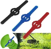 String Trimmer Head Blades Replace Plastic Cutter Blades Replacement Weed Wacker Head Blades Accessories for Cordless Grass Trimmer