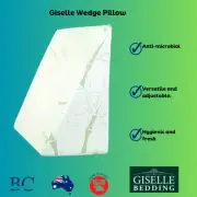 Giselle Bedding Wedge Pillow Memory Foam Cushion Back Support Pillows Bamboo