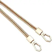 Purse Strap 80/90/100/110/120/130/140cm Metal Bag Chain DIY Bag Strap Replacement Purse Chain Shoulder Bag Straps Small Handbag Purse Handle Chains Straps