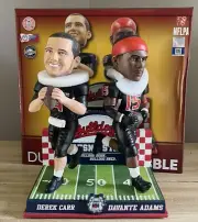 DEREK CARR & DAVANTE ADAMS Fresno State Bulldogs Legends Bobblehead #/216 NIB!