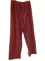 Essentials Men's Cotton Blend Red/Black Knit Lounge Pants XL PocketsNew with Tag
