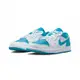 Nike Air Jordan 1 Low Aquatone 反轉白藍 白洋藍 邁阿密海豚藍 休閒鞋 運動鞋 男鞋 553558-174