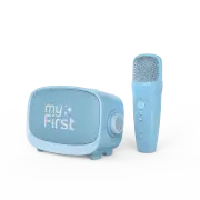 myFirst Voice 2 All-in-One Wireless Karaoke Bluetooth Microphone Blue
