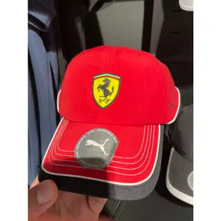 PUMA Ferrari 帽子 棒球帽 休閒帽 法拉利 賽車 紅 02320001