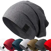 Urban classics stretch Jersey slouch Beanie Hat Grey Youth