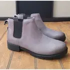 Sorel Emelie II Chelsea 11 Waterproof Ankle Boot Quarry Black Leather Slip On