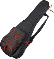 SWOOMEY Red Cord Guitar Bag Padded Lightweight Shoulder Straps for Travel and Storage