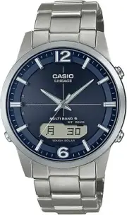 Casio Lineage LCW-M170TD-2AJF Solar Radio Titanium Blue Dial Watch Men NEW BOX