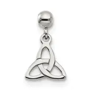 Sterling Silver Mio Memento Dangle Trinity Knot Charm
