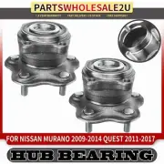 2x Rear LH & RH Wheel Hub Bearing Assembly for Nissan Quest 2011-17 Murano 09-14 (for: Nissan)