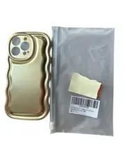 Cover For iPhone 13 Pro Bumper Protecitve Case- Gold