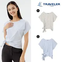 在飛比找momo購物網優惠-【TRAVELER 旅行者】22春夏新品-女款涼感彈性抗UV