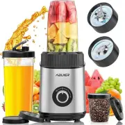1200W Smoothie Blender, Abuler Personal Blender for Shakes Silver and black