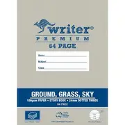 Writer Premium Ground/Grass/Sky Story Book 24mm Dot 64pg