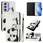 For Samsung Galaxy A73 A54 A33 A14 A05S Color Painting Leather Card Wallet Case