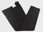 Kenneth Cole Mens Dress Pants New 40 x 32 Techni-cole Solid Brown Elastic Waist