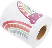 HOODANCOS 1 Roll Rainbow Border Decor Self Adhesive Blackboard Sticker for Classroom Decoration for Bulletin Boards Windows and Activity Centers