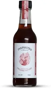 Hellfire Chilli Bitters Firewater made with Australian Botanicals, Classic Bitters, Broome Chilli, Smoked Habanero for Cocktails - 250ml