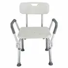 Adjustable Height Elderly Bath Tub Shower Chair Stool F0W4