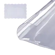 Round Clear PVC Table Protector - 1.5mm Thick, 48" Diameter