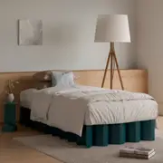 Yona Fold Out Cardboard Bed Base Frame - Forest Green King Single