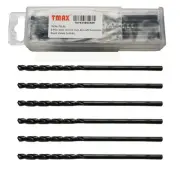 TMAX 6 PCS 3/16-Inch�6-Inch Aircraft Extension Black Oxide Drill Bit