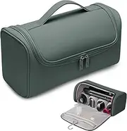 Linpr Travel Case Compatible with Dyson Airwrap Styler, Portable Storage Bag for Hair Curler and Attachments, Waterproof Travel Organizer with Hanging Hook Multi-pockets (Green)