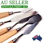 5PCS Stainless Steel Artist Oil Painting Palette Knife Spatula Paint Tools Set A