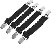 MUELODSIC Trouser Leg Clip Grippers Bracers for Trousers Truck Tie Down Straps Suspenders Zip Ties Rack Buckle Mens Belts Shoe Covers Windproof Clips Fitted Wire