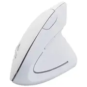 Wireless Vertical Mouse White Mice Trackballs & Touchpads