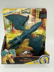 NEW Imaginext Camp Cretaceous Pterodactyl Dinosaur Jurassic Action Figure Read