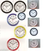 Lowell Quartz Wall Clock D.23 White