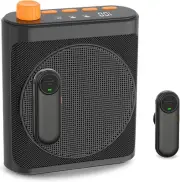 Voice Amplifier Wireless Microphone with Magnetic Lavalier, Bluetooth Voice Ampl