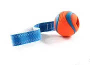 Chuckit Ultra Ball Tug Toy Durable Dog Puppy Play Pull Fetch Throw 2x4.5x5.56cm
