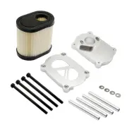 CNC Alloy Air Filter Assembly Silver For 1/5 Hpi RV Km Baja 5b SS Parts