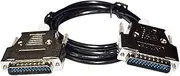 RS232 D-SUB 25 PIN Male to DB25 Male Adapter FX2/A Series PLC to A970G0T Touchscreen AC30R4-25P Communication Cable(5M)