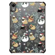 iPad mini (6th gen) iPad Impact Case Christmas Pugs