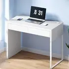 Computer Desk Drawer White Home Office Furniture Study Workstation Writing ER-WH