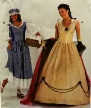 Burda Sewing Pattern 2479 Adult Historical Princess Costumes Size 10 - 20