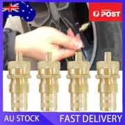 4Pcs Brass Tire Deflators Kit Adjustable Automatic Tyre Deflator 0-60PSI Durable