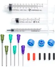 K2-3PK All-Purpose Industrial Syringe Kit - 1ml/3ml/10ml with 1 & 2 Inch 14,...