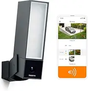 Netatmo Smart Outdoor Security Camera with 105-dB Siren, Wi-Fi, Integrated Floodlight, Movement Detection, Night Vision, Without Fees, NOC-S-UK